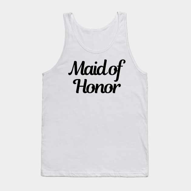 Maid of honor Tank Top by OgogoPrintStudio